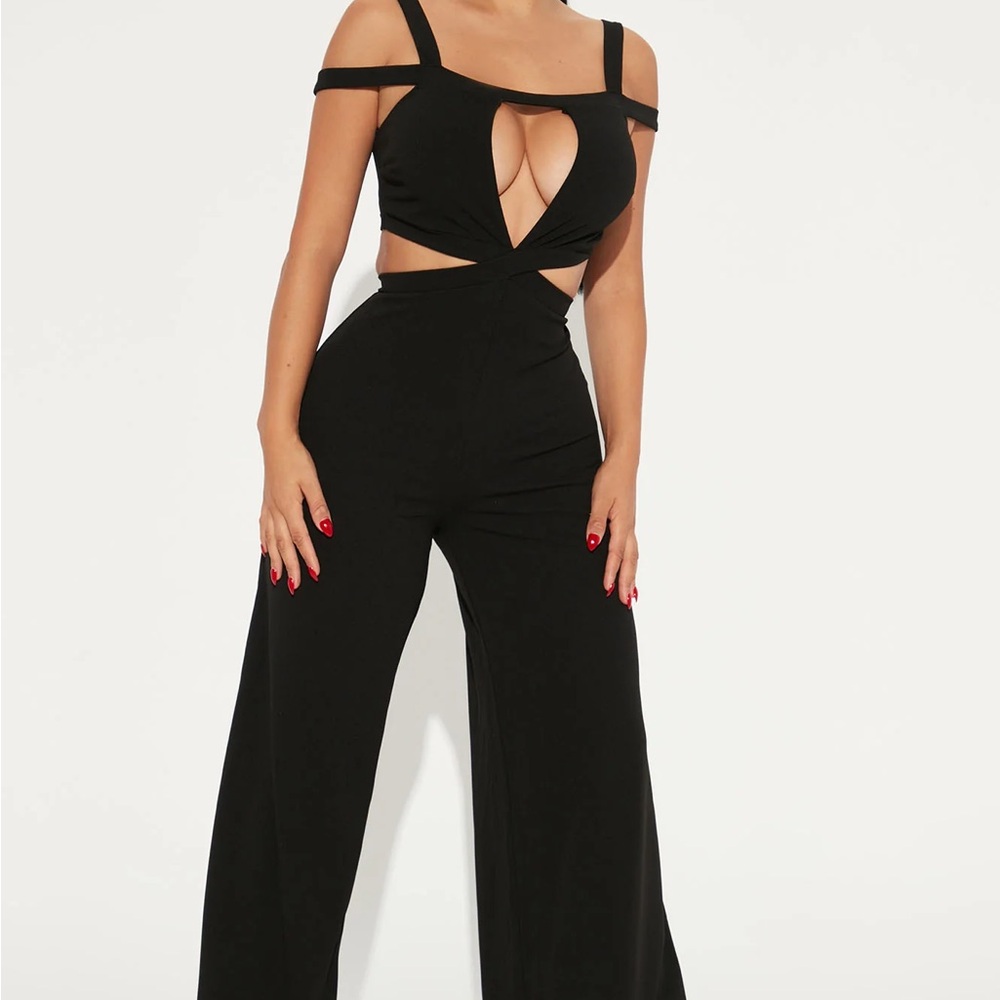 NWT Fashion Nova Elegant Black Jumpsuit
